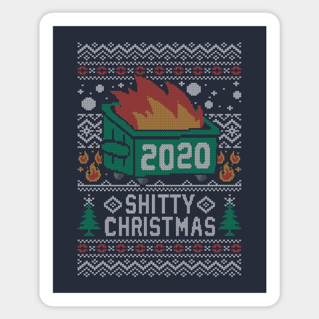 Ugly Shitty Christmas Sweater Sticker by Olipop